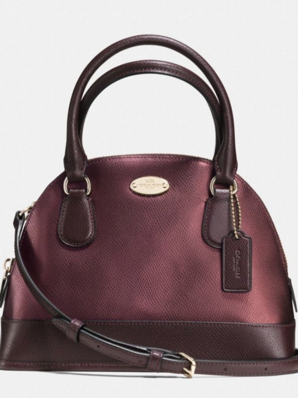 Coach Mini Cora Domed Satchel Crossbody Shoulder Bag